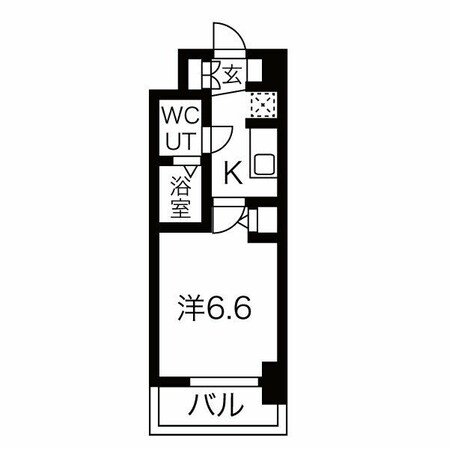 ワールドアイ阿波座WESTの物件間取画像